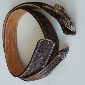Leather Western Belt